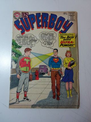 1962 Superboy Comics 98 First Ultra Boy Legion Heroes Dc Pub.