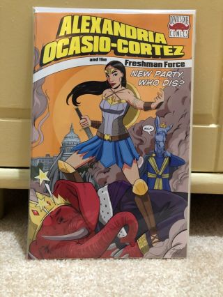 Alexandria Ocasio Cortez & Freshman Force Variant Comic Aoc Wonder Woman Nm