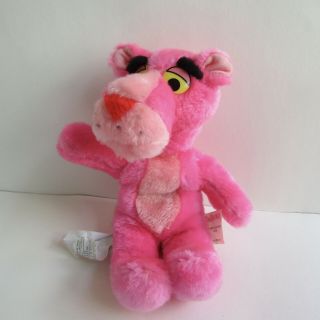Vintage 80s Pink Panther Stuffed Animal Plush Cartoon Toy 1980 Mighty Starr 11