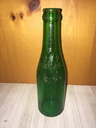 Vintage And Rare Green 7 Up Bottle