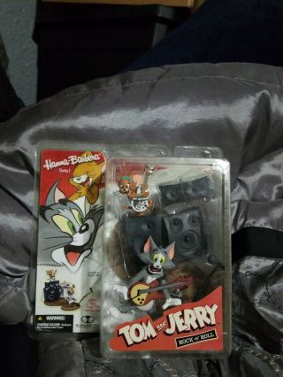 Mcfarlane Hanna Barbera Series 1 Tom And Jerry Rock N Roll Action Figure