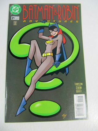 Batman & Robin Adventures 21 (dc Comics 1997) Batgirl Pinup Vf/nm