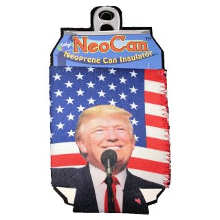 Donald Trump Fan Beer Can Cooler Coozie Koozie Usa Flag Gift