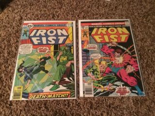 Iron Fist 1 - 15 14 is a reprint 1975 Marvel 4
