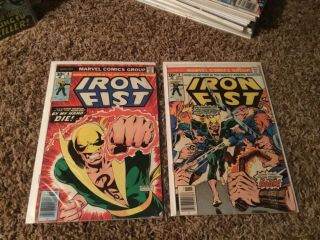 Iron Fist 1 - 15 14 is a reprint 1975 Marvel 5