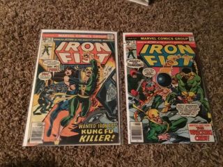 Iron Fist 1 - 15 14 is a reprint 1975 Marvel 6