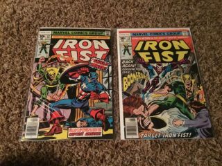 Iron Fist 1 - 15 14 is a reprint 1975 Marvel 7