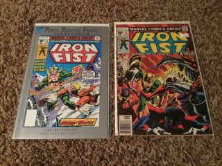 Iron Fist 1 - 15 14 is a reprint 1975 Marvel 8