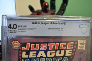 Justice League of America 37 CBCS 4.  0 DC Comics Not CGC 1965 1st Mr Terrific 2