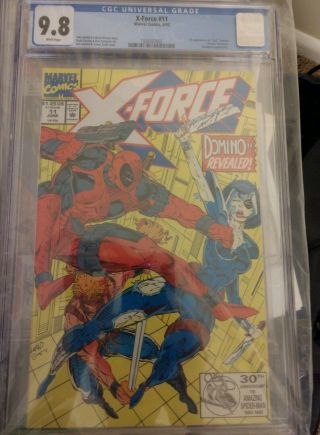 X - Force 11 Cgc 9.  8 White Pages 1st True Appearance Of Domino