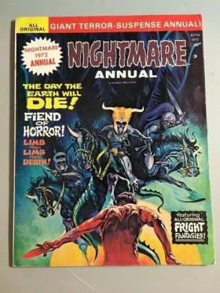 5 Skywald Mags 1972 Nightmare Annul Crime Machine 2 Hell - Rider 1 & 2,  Scream 6 4