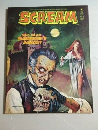 5 Skywald Mags 1972 Nightmare Annul Crime Machine 2 Hell - Rider 1 & 2,  Scream 6 6