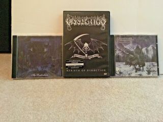Dissection Rebirth Dvd,  The Somberlain Cd,  Storm Of The Lights Bane Cd Black Metal