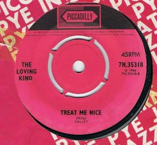 Mod Beat - The Loving Kind - Treat Me Nice/i Love The Things You Do - Uk Piccadilly