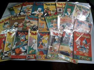 Walt Disney Donald Duck 1 To 30 Year 1944 - Spanish Comic Argentina