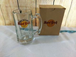 Hard Rock Cafe Hotel Las Vegas Heavy Glass Mug In Org.  Box