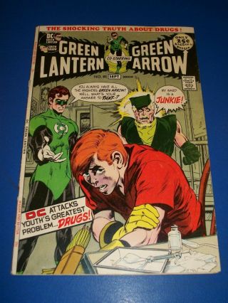 Green Lantern 85 Bronze Age Neal Adams Drug Issue Green Arrow Key Vg -