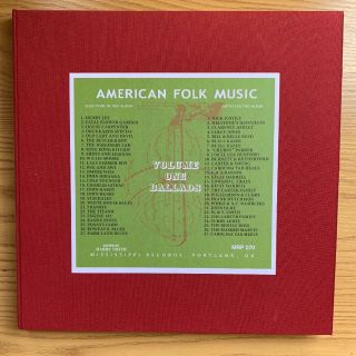Harry Smith,  Mississippi Records,  Anthology Of American Folk Music,  Volume One 1