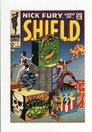 Nick Fury,  Agent Of Shield 1 - 1967 - Book - Avengers - Fire Mountain