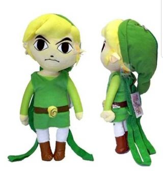 Legend Of Zelda Spirit Tracks Link Plush 18 " Inches Doll Backpack & Licensed