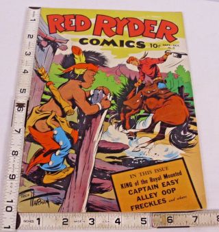 Red Ryder Western Comic No.  27 Sept.  Oct.  1945 By K.  K.  Publications Golden Age