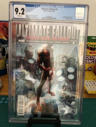 Ultimate Fallout 4 (october 2011,  Marvel) Cgc 9.  2 1st Mile Morales