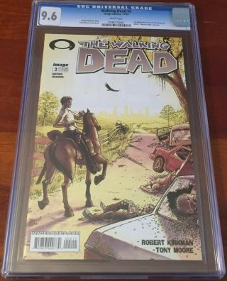 Walking Dead 2 Cgc 9.  6 Kirkman Story.  Moore Cover & Art.  1st Lori,  Carl,  Glenn.
