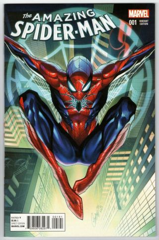 The Spider - Man 1 (nm) J Scott Campbell Variant 1:50