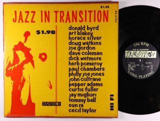 V/a (ft.  Sun Ra) - Jazz In Transition Lp - Transition - Trlp 30 Mono