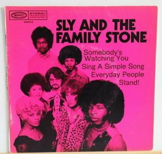 Sly And The Family Stone " Everyday People " Oz Pressing E.  P 1970 Epic Label N