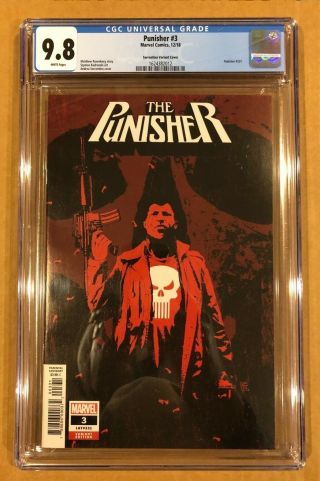 Punisher 3 Cgc 9.  8.  Sorrentino Variant Cover.  (12/18)