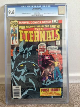 The Eternals 1 Cgc 9.  6 1st Appearance Of Eternals Jack Kirby Movie Coming