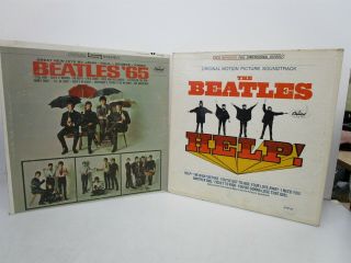 The Beatles 65 Help Capitol Rock Pop John Lennon Paul Mccartney Vinyl Record Lp