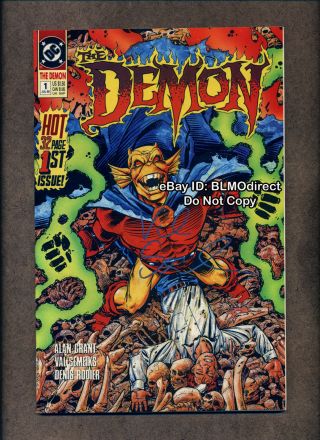 1990 The Demon 1 Signed By Val Semeiks W/coa