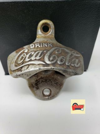 Vintage Coca Cola Starr X Brown Co Coke Bottle Opener Wall Mount Va