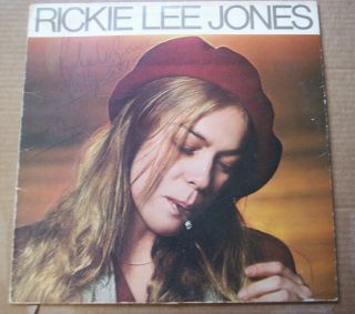 Rickie Lee Jones Vintage Signed / Autographed Lp W/backstage Pass - Phila Pa