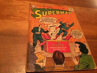 Superman: No111,  Vintage Dc,  1957,  3.  0 G/vg,  Rare
