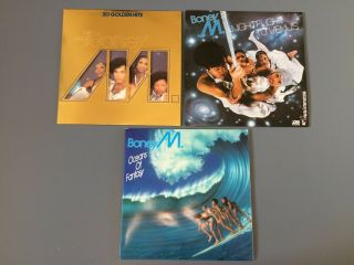 Boney M " The Magic Of.   Oceans Of Fantasy " & " Night Flight To.  " 3 X Vinyl Lps