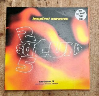 Inspiral Carpets Saturn 5 7 " Vinyl Numbered Limited Edition Gatefold Cover