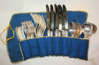 Reed & Barton Francis 1 Sterling Silver Flatware 36 Pc.  6 Place Setting Old Mark