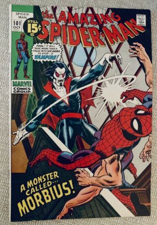 Spider - Man 101 - Comic Book - 1st Vampire Morbius Key Bronze Age Comic