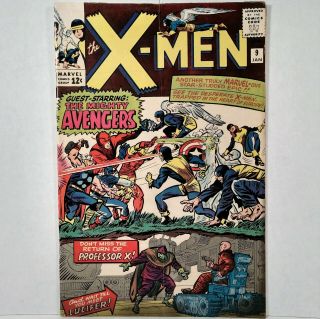 The X - Men - Vol.  1,  No.  9 - Marvel Comics Group - January 1965 -