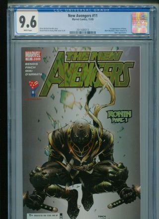 Avengers 11 (2005) Cgc 9.  6 White Pages (1st Appearance Of Ronin)