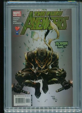 Avengers 11 (2005) CGC 9.  6 WHITE pages (1st appearance of Ronin) 2