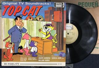 Tv Soundtracks " Top Cat " High Fidelity Cp 212 Cartoon Lp