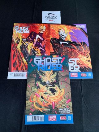 All - Ghost Rider 1 2 3 2nd Print Variants 1st Robbie Reyes Marvel Comics