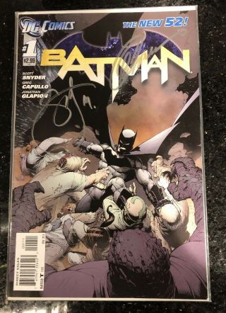 Batman 1 52 Signed By Scott Snyder And Greg Capullo