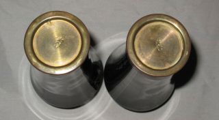 Ota,  Kichisaburo Signed Pair Meiji Japanese Silver Wire Cloisonne Enamel Vases 11