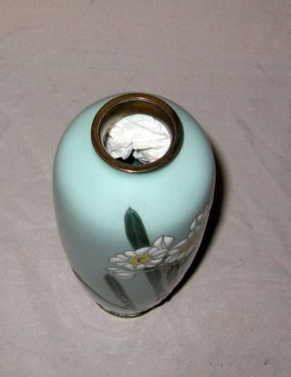Fine Meiji Period Japanese Cloisonne MORIAGE Enamel Vase,  Attributed to Hattori 10