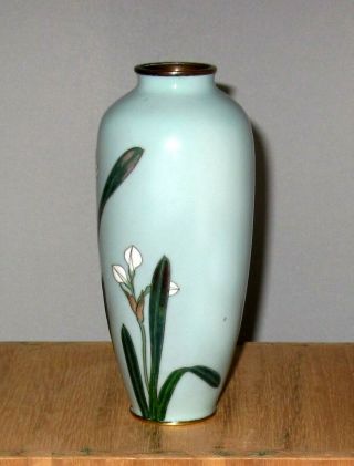 Fine Meiji Period Japanese Cloisonne MORIAGE Enamel Vase,  Attributed to Hattori 4